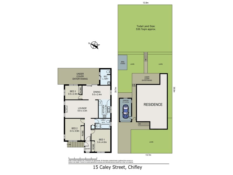 15 Caley Street, Chifley NSW 2036 Floorplan