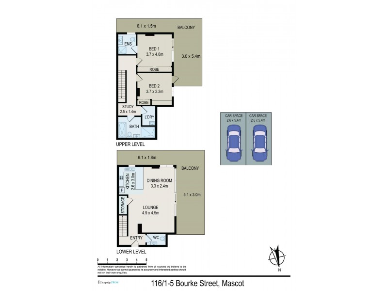 116/1 Bourke Street, Mascot NSW 2020 Floorplan