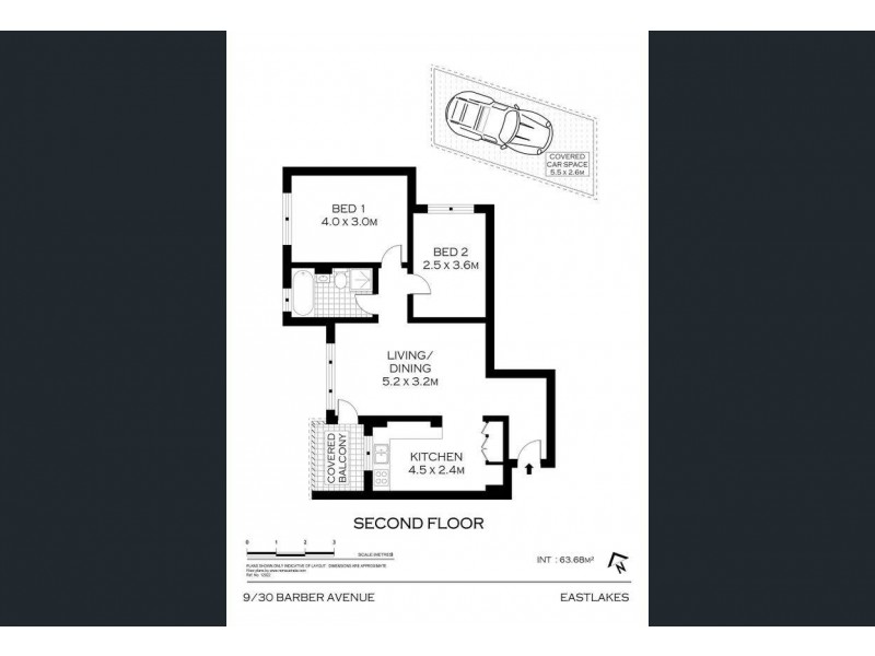 9/30 Barber Avenue, Eastlakes NSW 2018 Floorplan