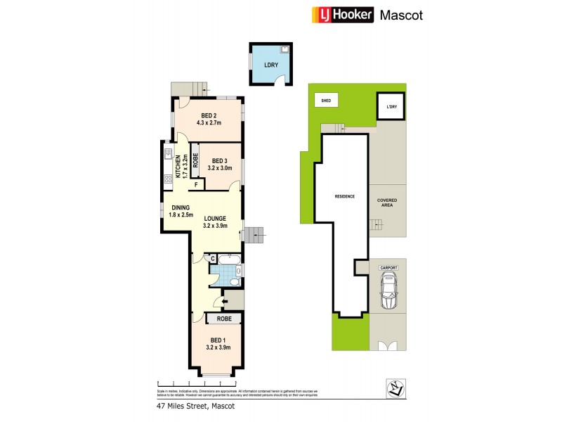 47 Miles Street, Mascot NSW 2020 Floorplan