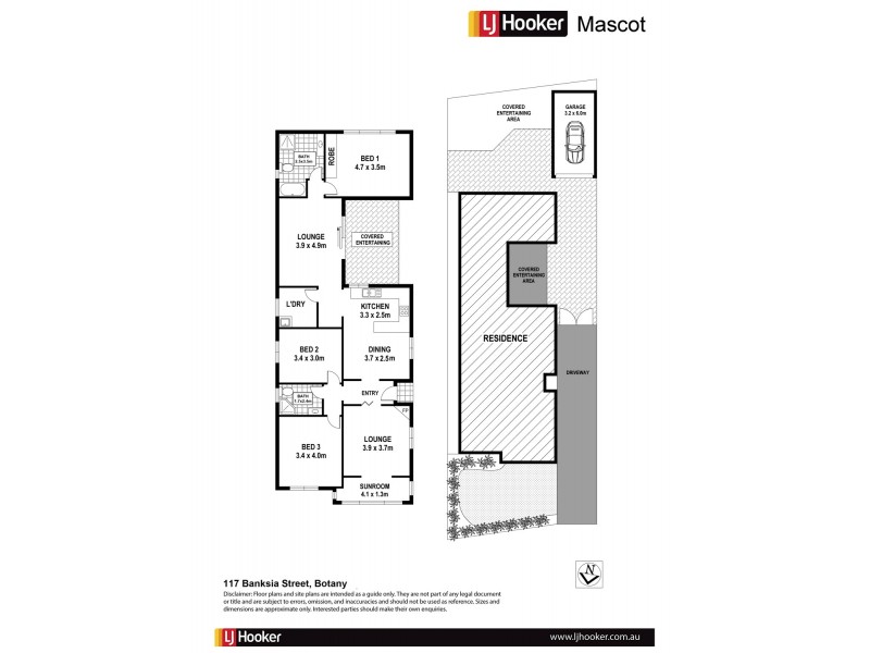 117 Banksia Street, Botany NSW 2019 Floorplan