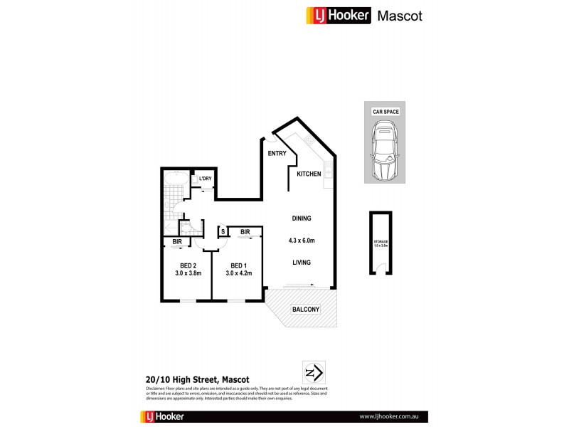 20/6-22 High Street, Mascot NSW 2020 Floorplan