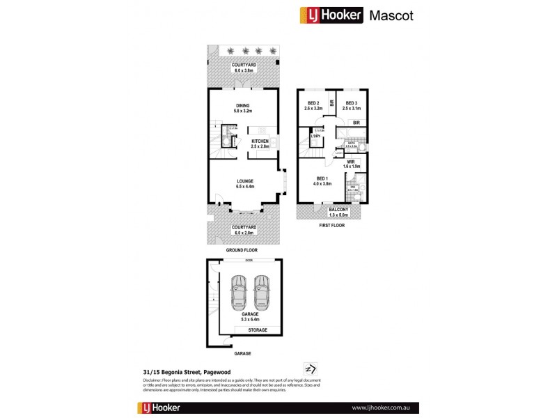 31/15 Begonia Street, Pagewood NSW 2035 Floorplan
