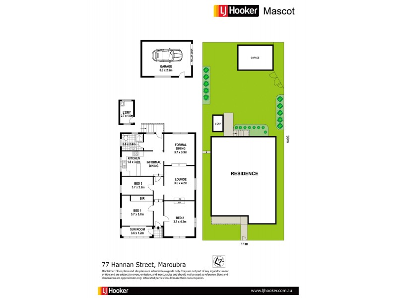 77 Hannan Street, Maroubra NSW 2035 Floorplan