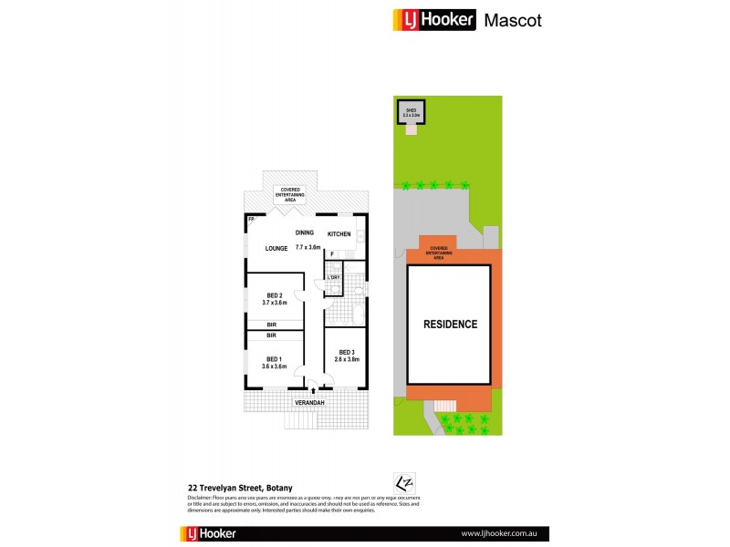 22 Trevelyan Street, Botany NSW 2019 Floorplan