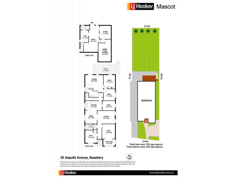 35 Asquith Avenue, Rosebery NSW 2018 Floorplan
