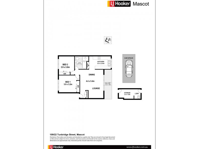 109/22 Tunbridge Street, Mascot NSW 2020