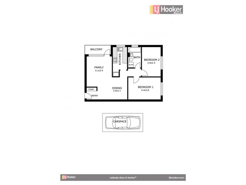 1/8 St Helena Parade, Eastlakes NSW 2018 Floorplan