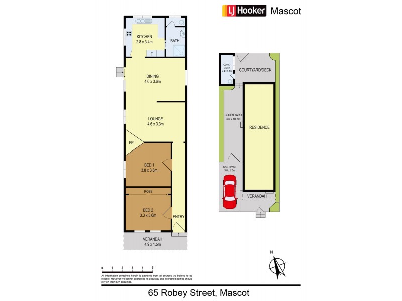 65 Robey Street, Mascot NSW 2020 Floorplan