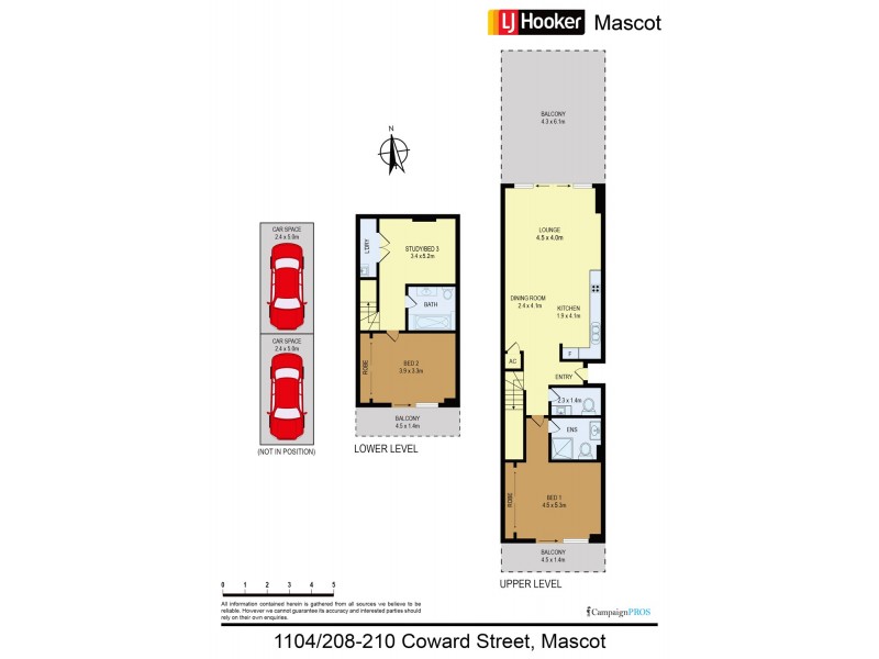1104/208-210 Coward Street, Mascot NSW 2020 Floorplan