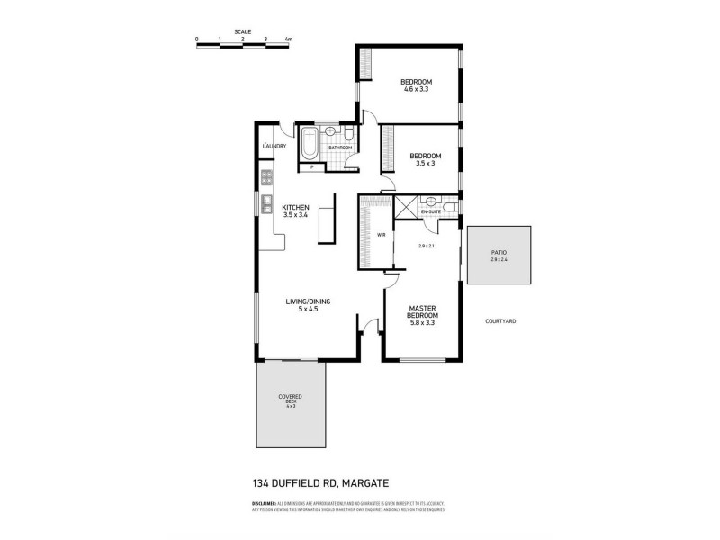 134 Duffield Road, Margate QLD 4019 Floorplan