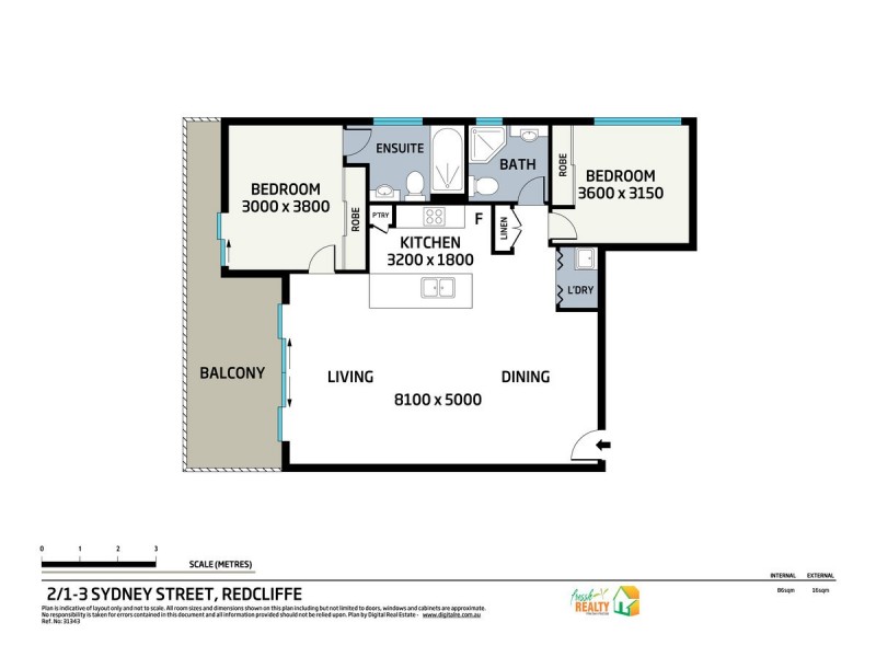 2/1-3 Sydney Street, Redcliffe QLD 4020