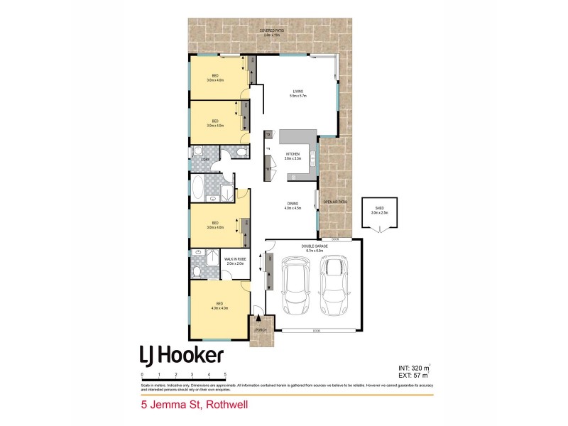 5 Jemma Street, Rothwell QLD 4022 Floorplan