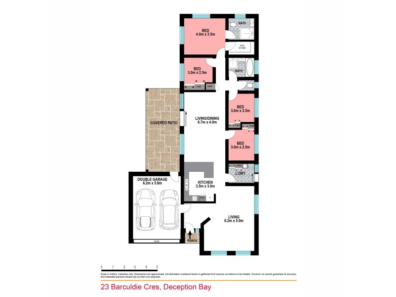 23 Barculdie Crescent, Deception Bay QLD 4508 Floorplan