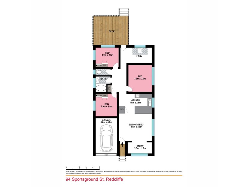 94 Sportsground Street, Redcliffe QLD 4020 Floorplan