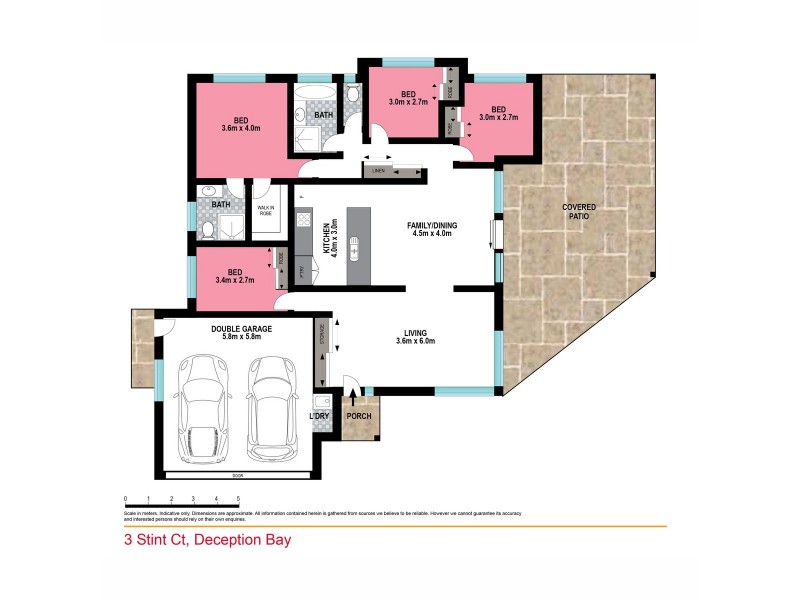 3 Stint Court, Deception Bay QLD 4508 Floorplan