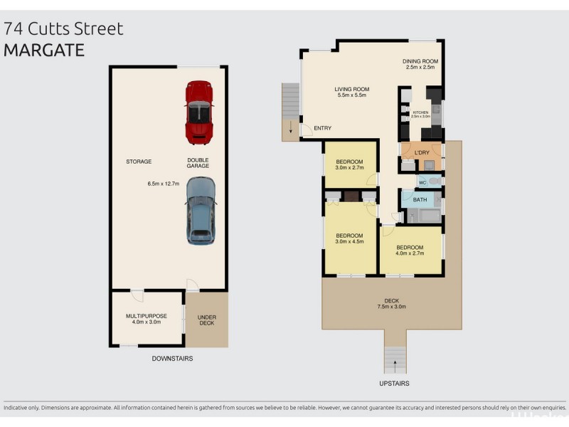 74 Cutts Street, Margate QLD 4019 Floorplan
