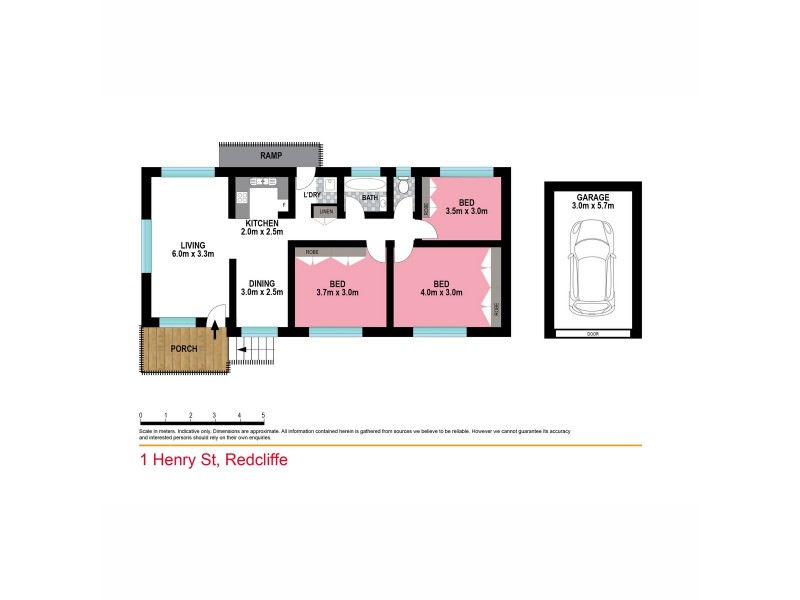 1 Henry Street, Redcliffe QLD 4020 Floorplan
