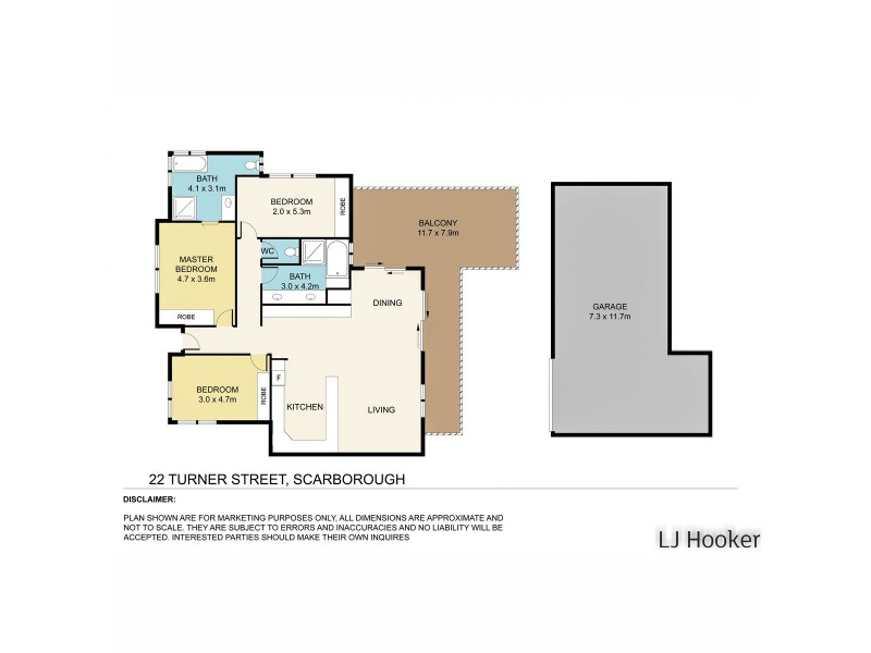 22 Turner Street, Scarborough QLD 4020 Floorplan