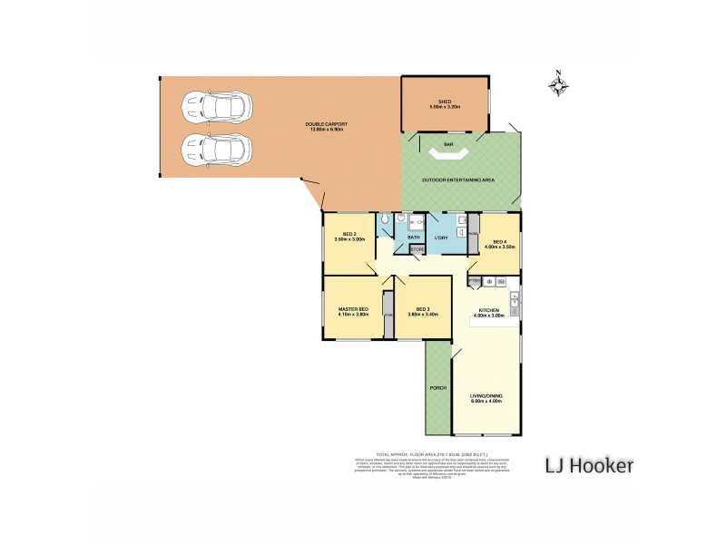 46 Porter Street, Redcliffe QLD 4020 Floorplan