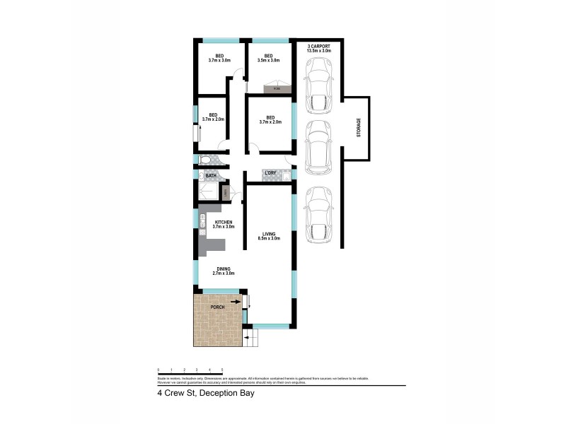 4 Crew Street, Deception Bay QLD 4508 Floorplan
