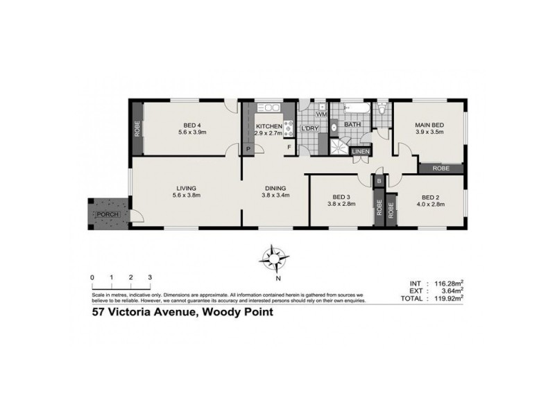 57 Victoria Avenue, Woody Point QLD 4019 Floorplan