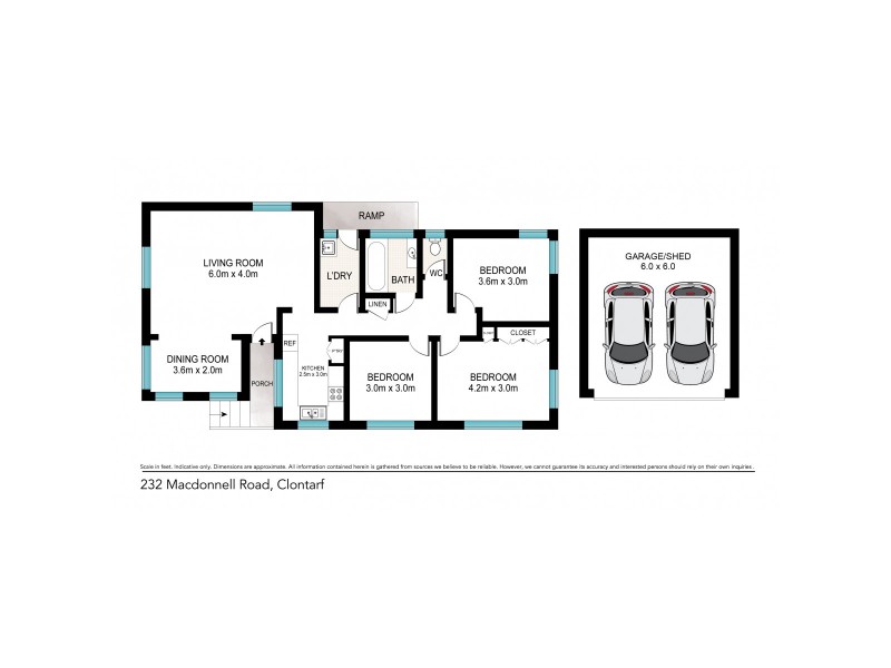 232 Macdonnell Road, Clontarf QLD 4019 Floorplan