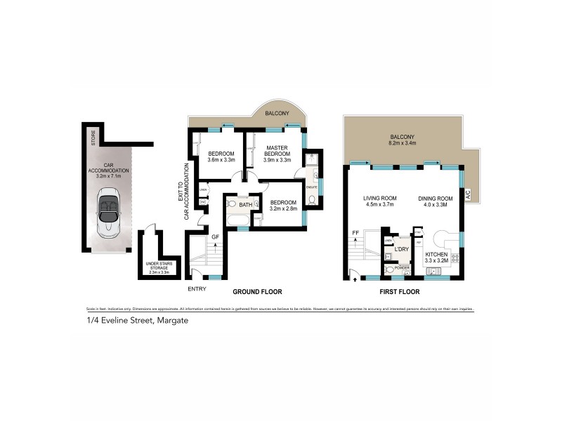 1/4-6 Eveline Street, Margate QLD 4019 Floorplan