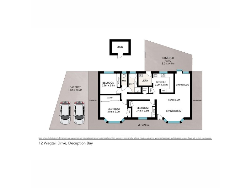 12 Wagtail Drive, Deception Bay QLD 4508 Floorplan