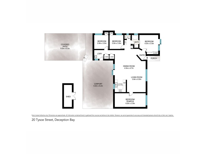 20 Tysoe Street, Deception Bay QLD 4508 Floorplan