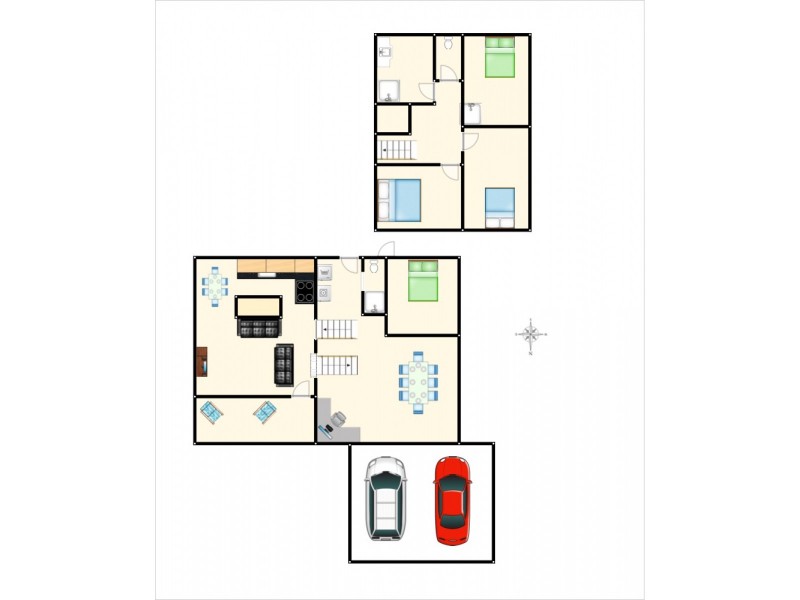 1 Langdon Avenue, Margate QLD 4019 Floorplan