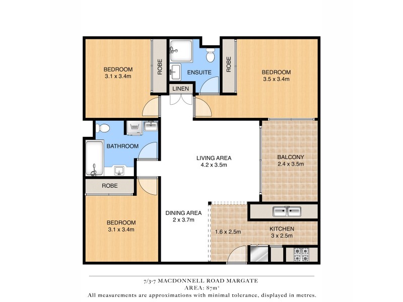 7/3-7 Macdonnell Road, Margate QLD 4019 Floorplan