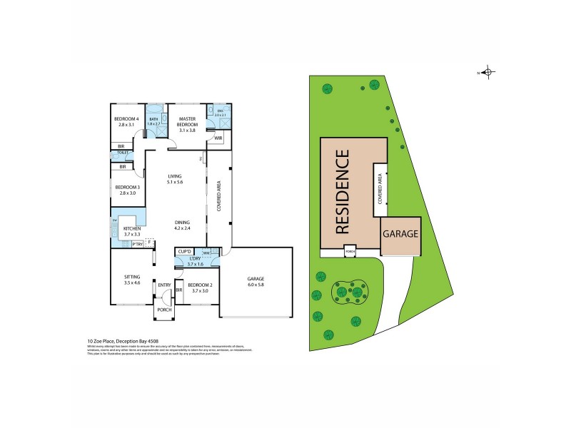 10 Zoe Place, Deception Bay QLD 4508 Floorplan