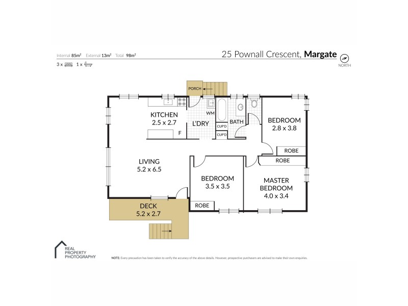 25 Pownall Crescent, Margate QLD 4019 Floorplan