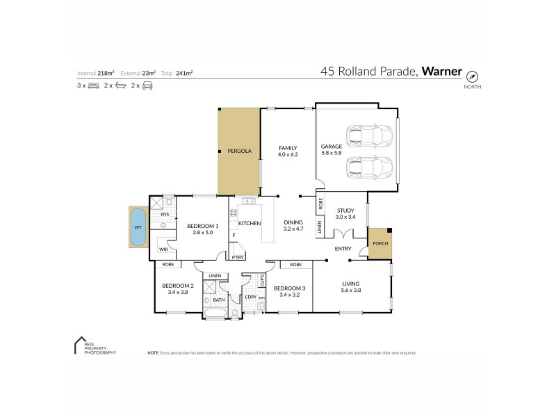 45 Rolland Parade, Warner QLD 4500 Floorplan