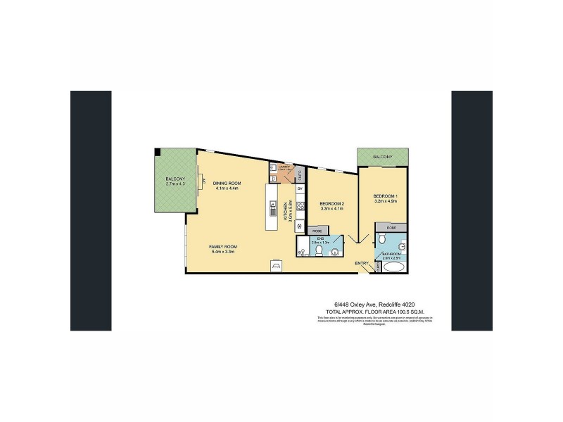6/448 Oxley Avenue, Redcliffe QLD 4020 Floorplan