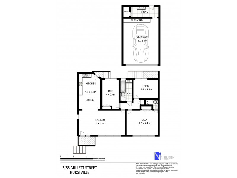 2/55 Millett Street, Hurstville NSW 2220 Floorplan