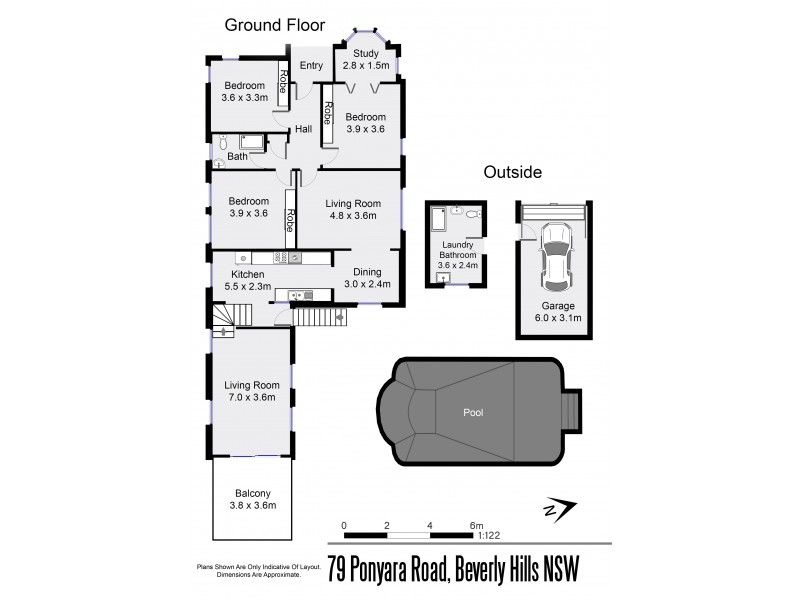 79 Ponyara Road, Beverly Hills NSW 2209 Floorplan