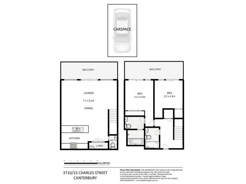 C710/15 Charles Street, Canterbury NSW 2193 Floorplan