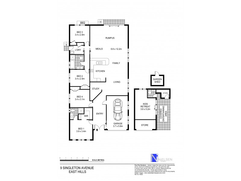 9 Singleton Avenue, East Hills NSW 2213 Floorplan