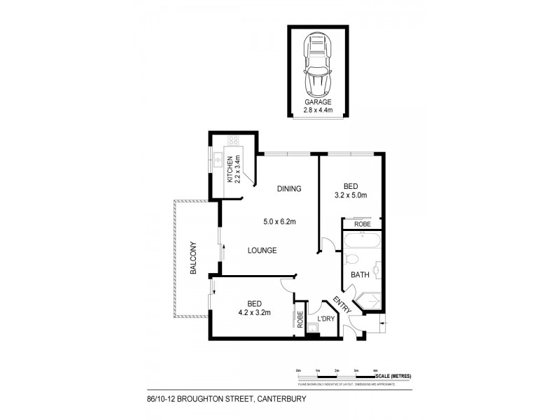86/10-12 Broughton Street, Canterbury NSW 2193 Floorplan