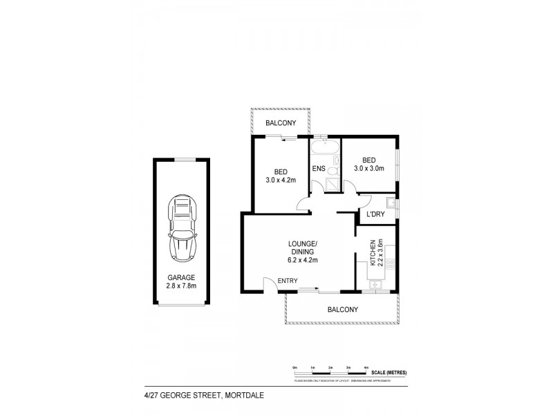 4/27-29 George Street, Mortdale NSW 2223 Floorplan