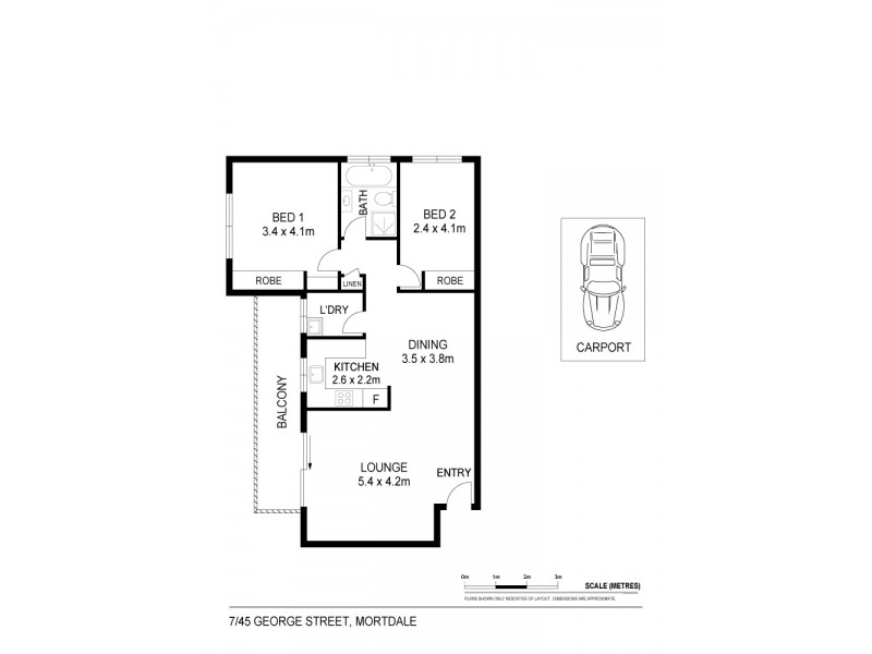 7/45 George Street, Mortdale NSW 2223 Floorplan