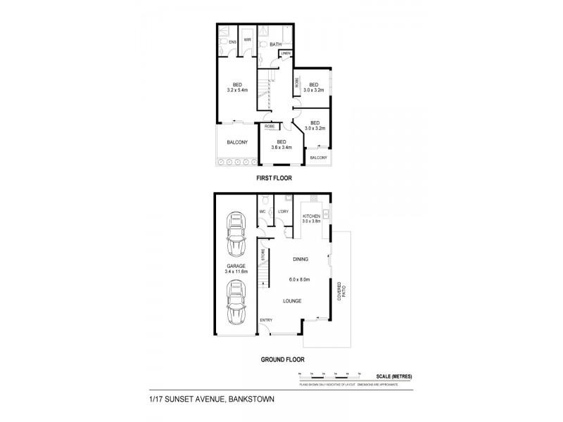 1/17 Sunset Avenue, Bankstown NSW 2200 Floorplan