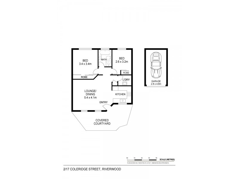 2/17 Coleridge Street, Riverwood NSW 2210 Floorplan