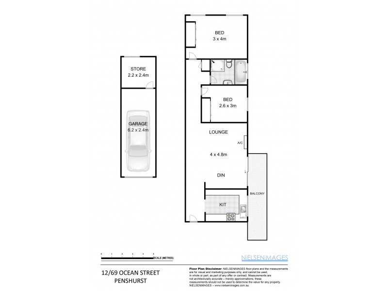 12/69 Ocean Street, Penshurst NSW 2222 Floorplan