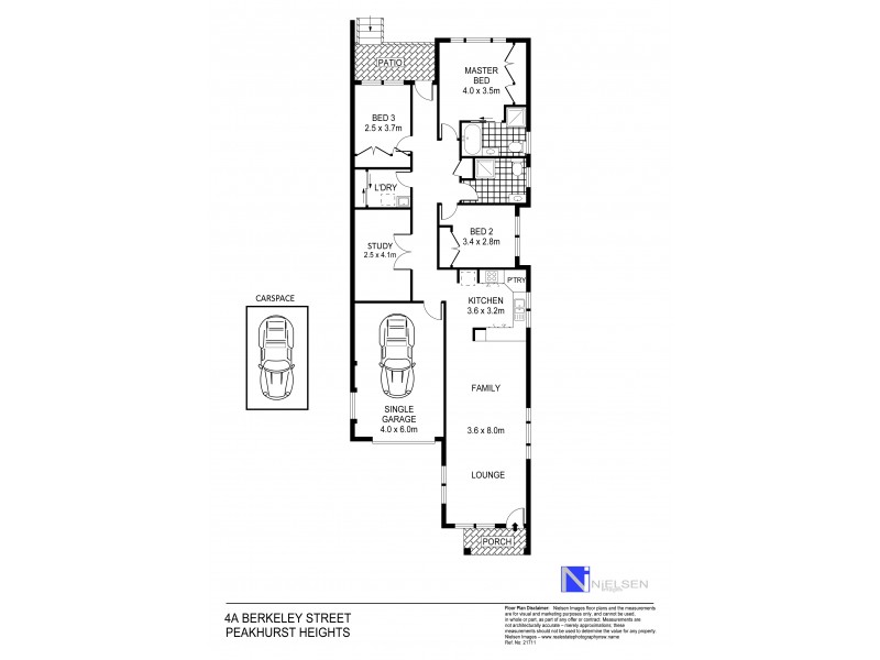 4A Berkeley Street, Peakhurst Heights NSW 2210 Floorplan