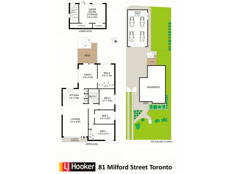 81 Milford Street, Toronto NSW 2283 Floorplan