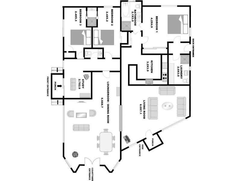 1 Market Street, Wangi Wangi NSW 2267 Floorplan