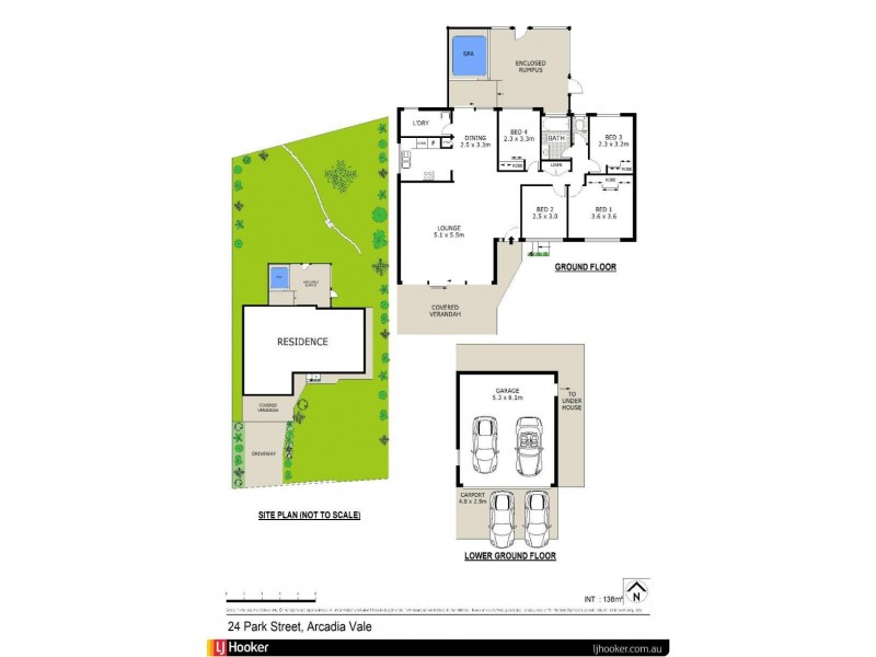 24 Park Street, Arcadia Vale NSW 2283 Floorplan
